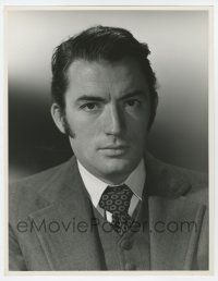 4b069 GREGORY PECK deluxe 10x13 still '49 composed head & shoulders portrait in The Great Sinner!