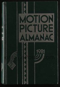 4b023 1981 INTERNATIONAL MOTION PICTURE ALMANAC hardcover book '81 filled with images & info!