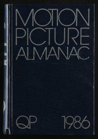 4b024 1986 INTERNATIONAL MOTION PICTURE ALMANAC hardcover book '86 loaded with great information!