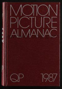 4b025 1987 INTERNATIONAL MOTION PICTURE ALMANAC hardcover book '87 loaded with great information!