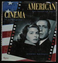 4b313 AMERICAN CINEMA hardcover book '94 info and illustrations of many of the great classics!