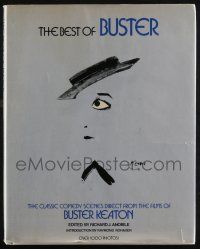 4b321 BEST OF BUSTER hardcover book '76 Keaton's illustrated biography with over 1,000 images!