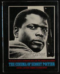 4b330 CINEMA OF SIDNEY POITIER hardcover book '80 illustrated biography with many images!