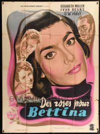 4c515 BALLERINA French 1p '56 G.W. Pabst's Rosen fur Bettina starring Elisabeth Muller!