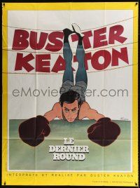 4c520 BATTLING BUTLER French 1p R60s cool different Ferracci art of Buster Keaton in boxing ring!