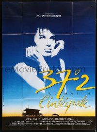 4c522 BETTY BLUE French 1p '86 Jean-Jacques Beineix, close up of pensive Beatrice Dalle in sky!