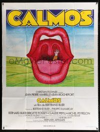 4c620 FEMMES FATALES French 1p '76 great Ferracci art of man swallowed by female mouth!
