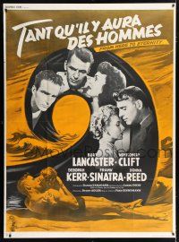 4c644 FROM HERE TO ETERNITY French 1p R60s Burt Lancaster, Deborah Kerr, Sinatra, Donna Reed, Clift