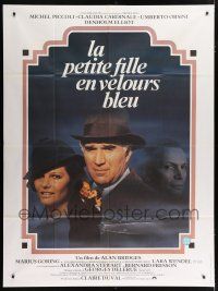 4c747 LA PETITE FILLE EN VELOURS BLEU French 1p '78 Michel Piccoli, Claudia Cardinale, Orsini