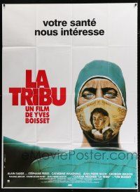 4c748 LA TRIBU French 1p '91 cool art of doctor wearing money mask by Philippe, The Tribe!