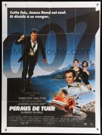 4c773 LICENCE TO KILL French 1p '89 Timothy Dalton as James Bond, he's out for revenge!