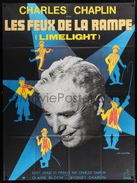 4c775 LIMELIGHT French 1p R70s many artwork images of Charlie Chaplin by Leo Kouper + photo!