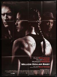 4c805 MILLION DOLLAR BABY French 1p '05 Clint Eastwood, boxer Hilary Swank, Morgan Freeman