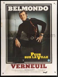4c822 NIGHT CALLER French 1p '75 Henri Verneuil's Peur sur la ville, c/u of Jean-Paul Belmondo!