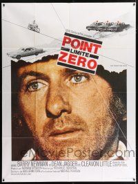 4c973 VANISHING POINT French 1p '71 car chase cult classic, cool completely different image!