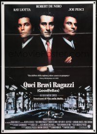 4c056 GOODFELLAS Italian 1p '90 Robert De Niro, Joe Pesci, Ray Liotta, Martin Scorsese classic!