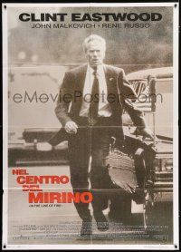 4c067 IN THE LINE OF FIRE Italian 1p '93 Wolfgang Petersen, Clint Eastwood as Secret Service guard!
