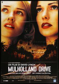 4c091 MULHOLLAND DR. Italian 1p '01 David Lynch, sexy Naomi Watts & Laura Elena Harring, different