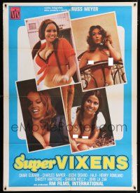 4c116 SUPER VIXENS Italian 1p '77 Russ Meyer, different image of sexy Shari Eubank & naked girls!