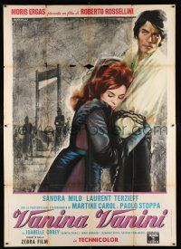 4c140 BETRAYER Italian 2p '61 Roberto Rossellini, cool Donelli art of doomed lovers!
