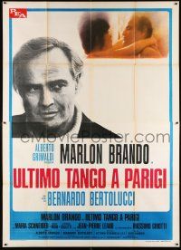 4c187 LAST TANGO IN PARIS Italian 2p R70s Marlon Brando, Maria Schneider, Bernardo Bertolucci