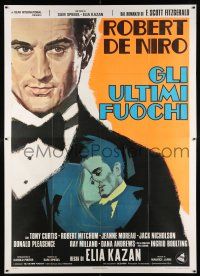 4c188 LAST TYCOON style B Italian 2p '76 Robert De Niro, Jeanne Moreau, Elia Kazan, different art!