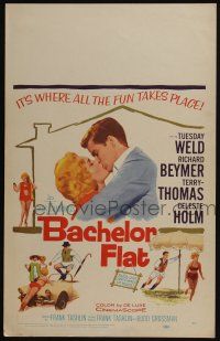 4c247 BACHELOR FLAT WC '62 Tuesday Weld & Richard Beymer, it's where all the fun takes place!