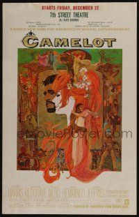 4c270 CAMELOT WC '68 Richard Harris as King Arthur, Vanessa Redgrave as Guinevere!