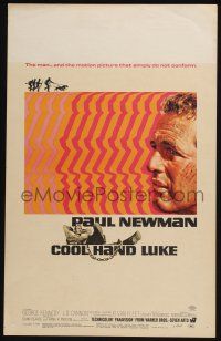 4c283 COOL HAND LUKE WC '67 Paul Newman prison escape classic, cool art by James Bama!