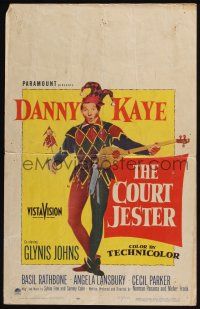 4c284 COURT JESTER WC '55 classic wacky Danny Kaye singing & performing!
