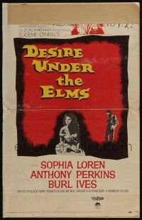 4c289 DESIRE UNDER THE ELMS WC '58 Sophia Loren, Anthony Perkins, from Eugene O'Neill play!