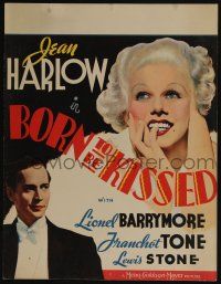 4c311 GIRL FROM MISSOURI WC '34 Franchot Tone, beautiful Jean Harlow who was Born To Be Kissed!