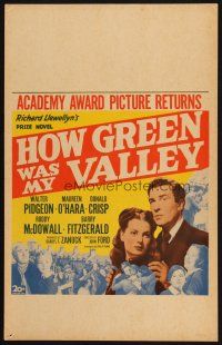4c336 HOW GREEN WAS MY VALLEY WC R46 John Ford, cool montage of entire cast, Best Picture 1941!