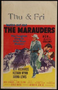 4c363 MARAUDERS WC '55 Dan Duryea and the toughest gang in Wild West history!