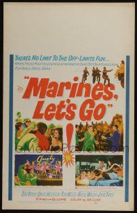4c364 MARINES LET'S GO WC '61 Raoul Walsh, the fun-filled saga of those wonderful guys!