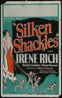 4c434 SILKEN SHACKLES WC '26 Irene Rich cheats on her husband but he keeps forgiving her!