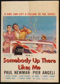4c442 SOMEBODY UP THERE LIKES ME WC '56 Paul Newman as boxing champion Rocky Graziano!