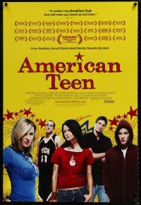 4d054 AMERICAN TEEN DS 1sh '08 Nanette Burstein, Hannah Bailey, Colin Clemens, high school!