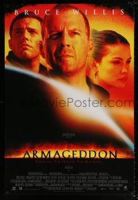 4d063 ARMAGEDDON DS 1sh '98 Bruce Willis, Ben Affleck, Billy Bob Thornton, Liv Tyler
