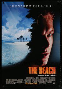 4d092 BEACH style C int'l DS 1sh '00 directed by Danny Boyle, DiCaprio stranded on island paradise!