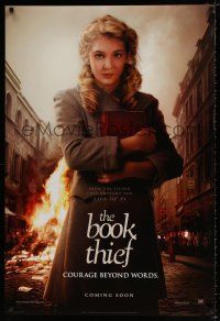 4d117 BOOK THIEF style A int'l teaser DS 1sh '13 Sophie Nelisse, Geoffrey Rush, Heike Makatsch!