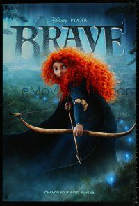 4d119 BRAVE advance DS 1sh '12 cool Disney/Pixar fantasy cartoon set in Scotland!