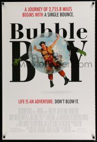 4d121 BUBBLE BOY DS 1sh '01 great image of Jake Gyllenhaal in plastic bubble!