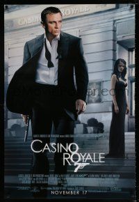 4d137 CASINO ROYALE advance 1sh '06 Daniel Craig as James Bond & sexy Eva Green!
