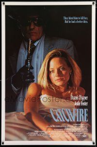 4d140 CATCHFIRE 1sh '90 Dennis Hopper, Jodie Foster, they hired him to kill her!