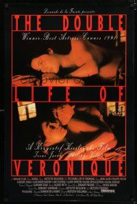 4d217 DOUBLE LIFE OF VERONIQUE 1sh '91 Krzysztof Kieslowski's Le Double vie de Veronique