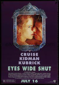 4d248 EYES WIDE SHUT advance 1sh '99 Stanley Kubrick, image of Tom Cruise & Nicole Kidman!