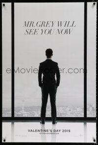4d260 FIFTY SHADES OF GREY teaser DS 1sh '15 Jamie Dornan in the title role as Christian Grey!