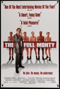 4d276 FULL MONTY style C int'l DS 1sh '97 Peter Cattaneo, Robert Carlyle, male strippers!
