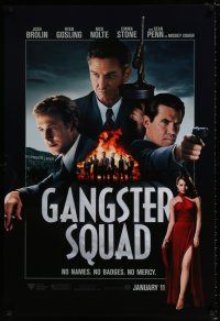 4d286 GANGSTER SQUAD teaser DS 1sh '13 Josh Brolin, Ryan Gosling, Sean Penn, sexy Emma Stone!